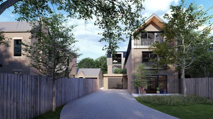 Massams Lane, House, office, new build, render, proposal, planning